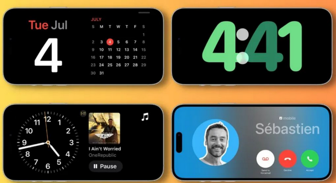 本溪苹果手机维修分享iOS17横屏充电待机显示有什么好处 