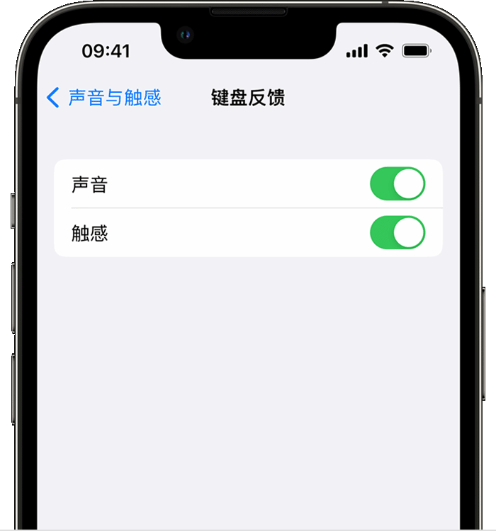 本溪苹果14维修分享iPhone 14 系列机型如何开启键盘声音或触感反馈 